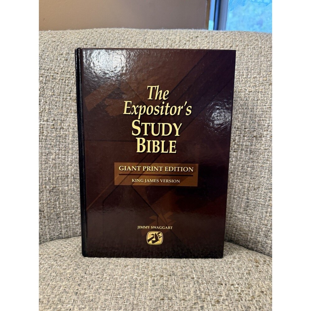 Expositor's Study Bible Giant Print Edition by Jimmy Swaggart Hardcover